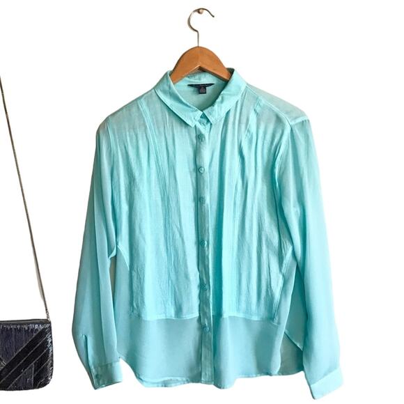 American Eagle button-down blouse - Picture 1 of 7